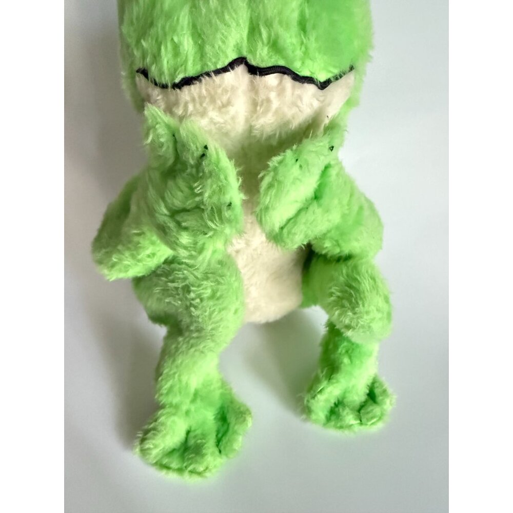 Vintage tween stuff Rushton Plush Green Frog Toy (scuffed eyes, disheveled fur) - Picture 11 of 14